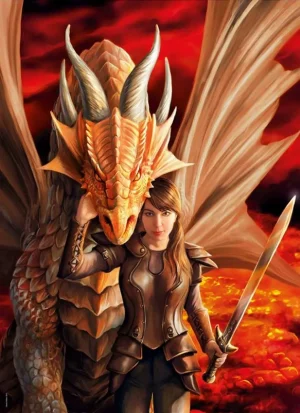 Anne Stokes Collection - Inner Strength, 1000 Pc Puzzle