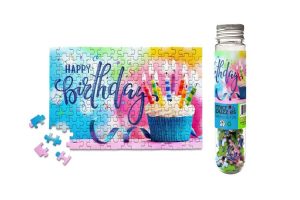 Happy Birthday Cupcake - Candles puzzle gift mini puzzle