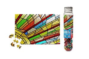 Stained Glass Window MicroPuzzle  Mini Jigsaw Puzzle