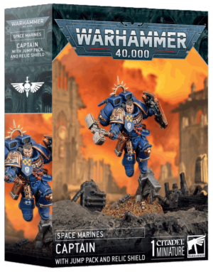 S/M: CAPTAIN W/JUMP PACK & RELIC SHIELD