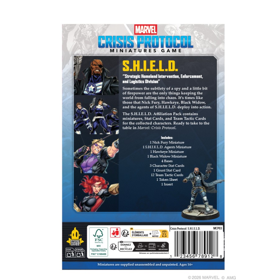 Marvel: Crisis Protocol – S.H.I.E.L.D Affiliation Pack - Image 2
