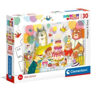 Supercolor Series 30 - Happy B'day - 30 Pc Puzzle