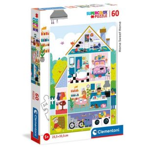 Supercolor Series 60 - Home Sweet Home, 60 Pc Puzzle