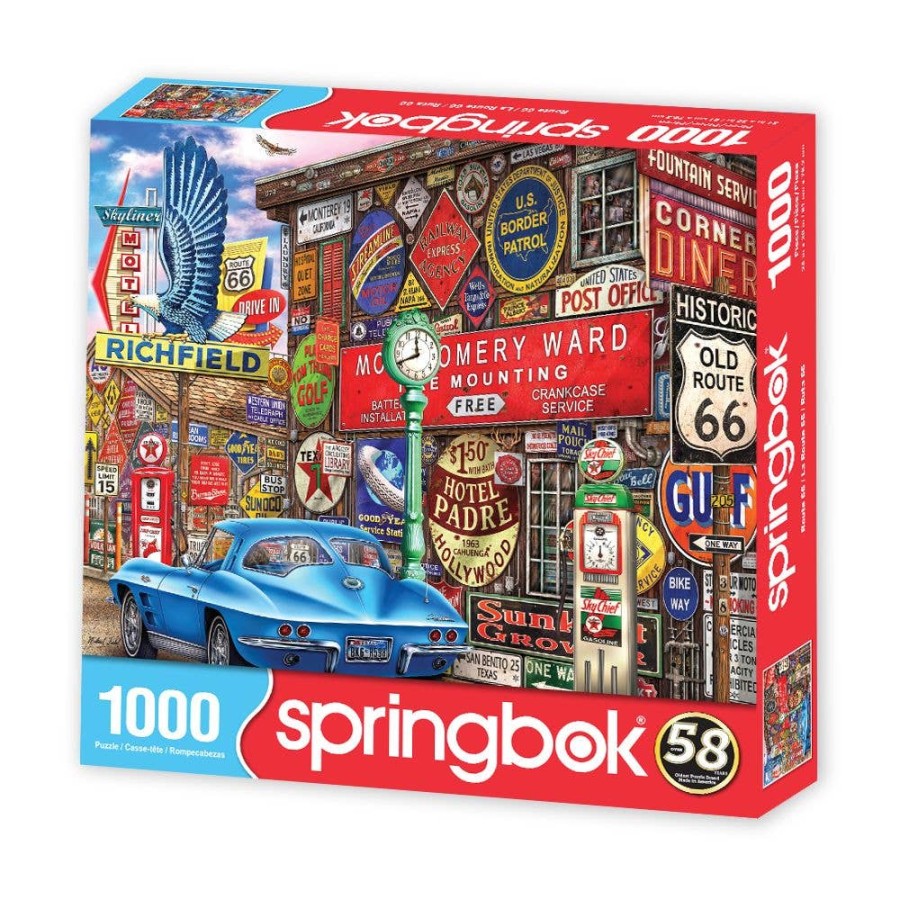 Route Sixty-Six 1000 Piece Jigsaw Puzzle