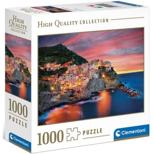 Dusk in Manarola - 1000 Pc Puzzle in Modular Packaging
