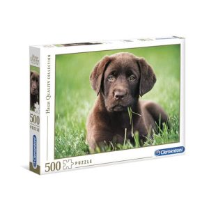 Chocolate Puppy, 500 Pc Puzzle