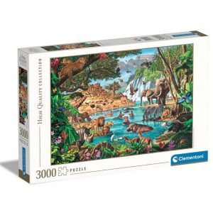 African Waterhole - 3000 Pc Puzzle