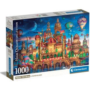 Downtown - 1000 Pc Puzzle, Compact Packaging