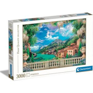 Lush Terrace On Lake, 3000 Pc Puzzle