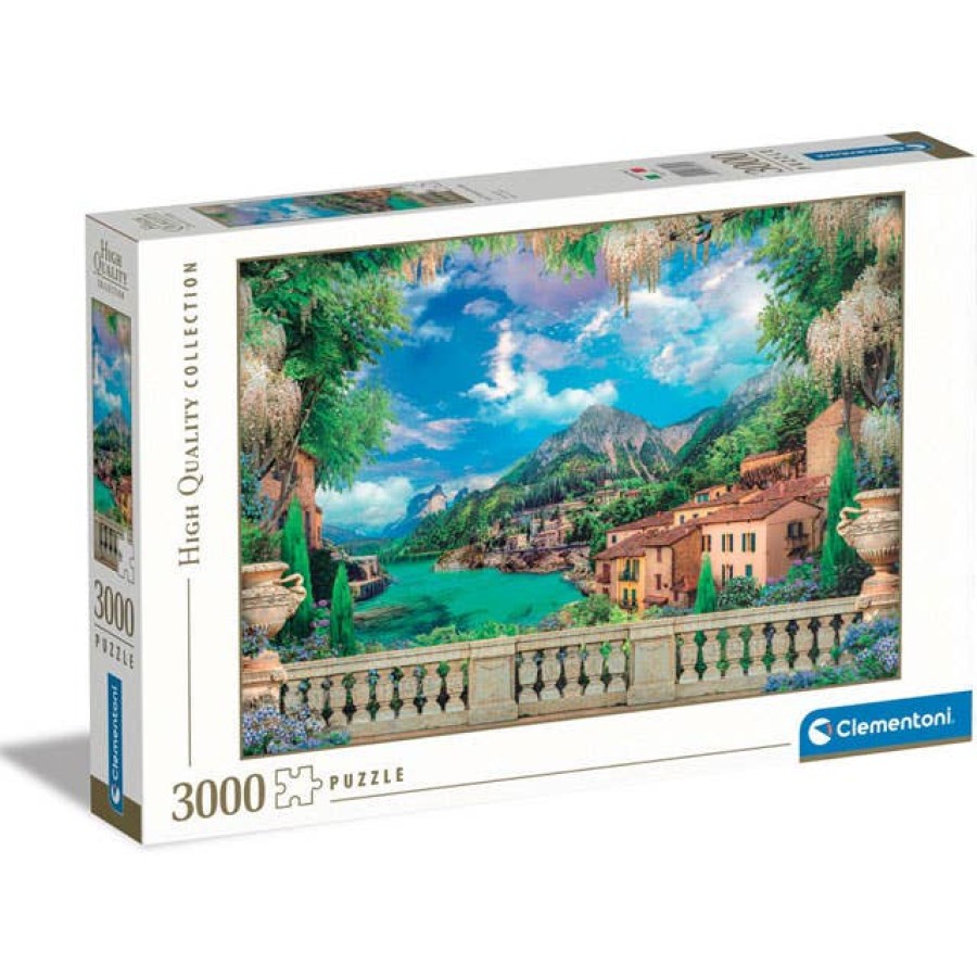 Lush Terrace On Lake, 3000 Pc Puzzle