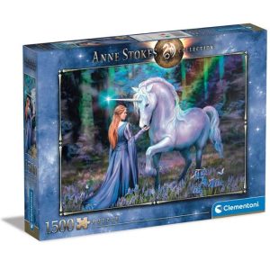 Anne Stokes - Bluebell Woods, 1500 Pc Puzzle