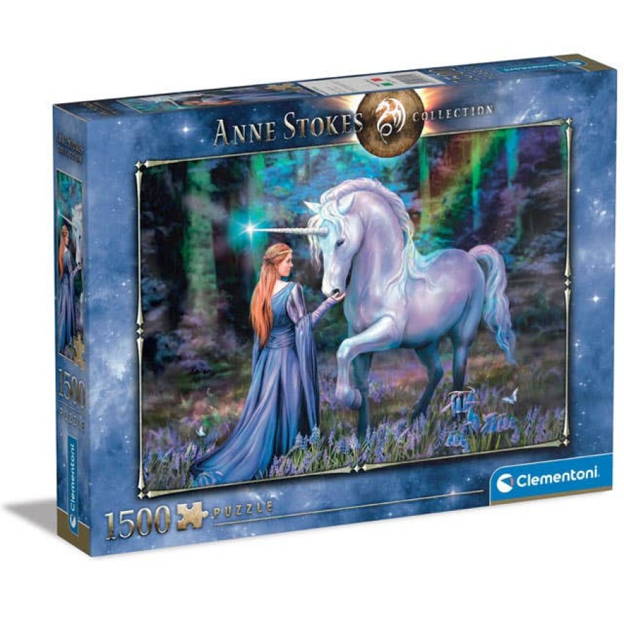 Anne Stokes - Bluebell Woods, 1500 Pc Puzzle