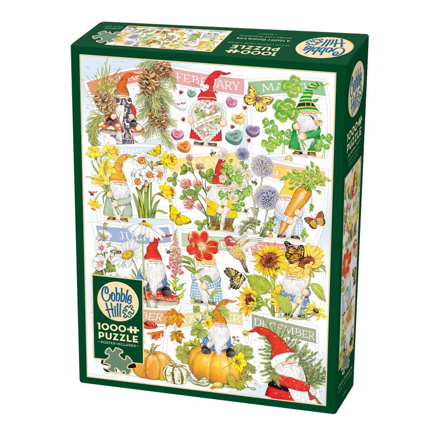 A Happy Gnome Life 1000pc Puzzle