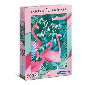 Fantastic Animal - Flamingos, 500 Pc Puzzle