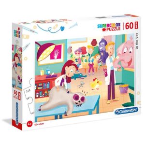 Supercolor Puzzle 60 Maxi - to The Vet - 60 Pcs