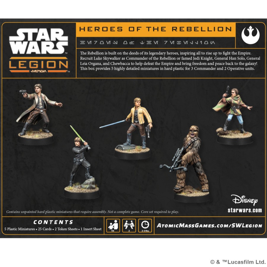 Star Wars: Legion - Heroes of the Rebellion Character Pack - Image 2
