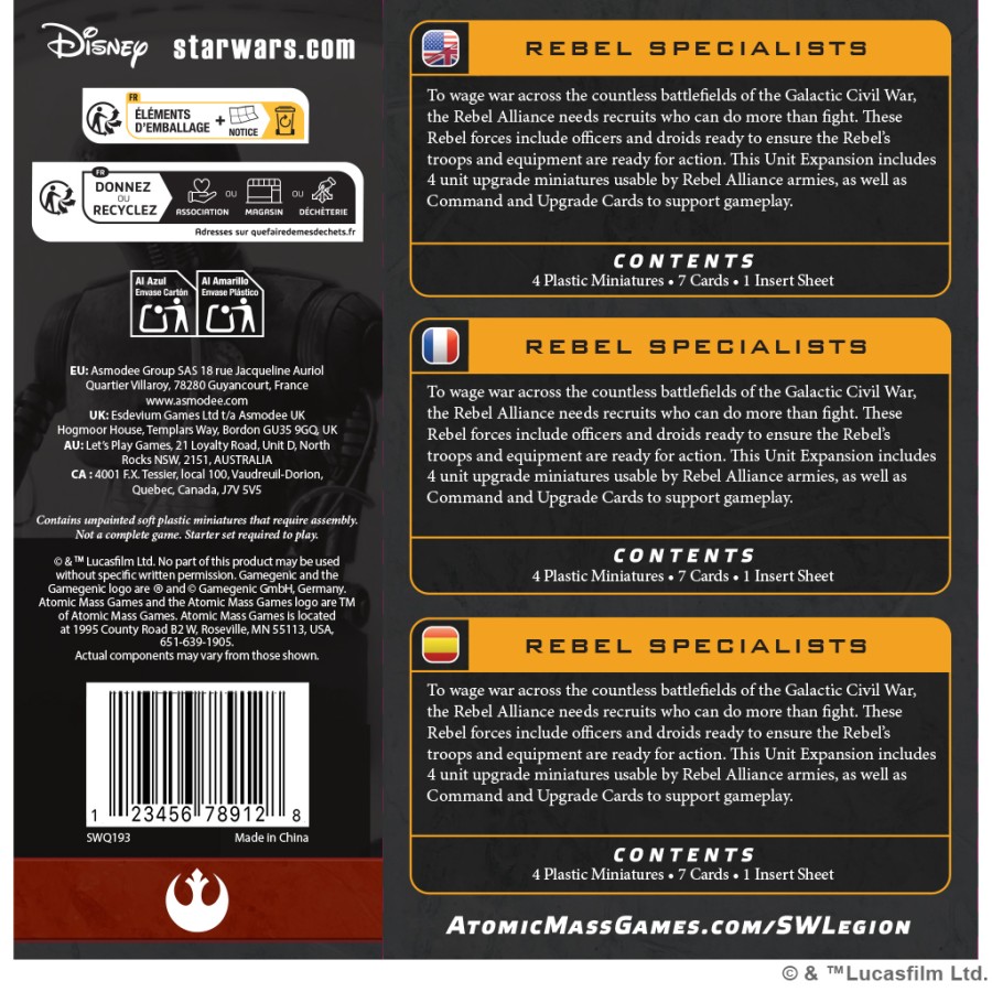 Star Wars: Legion - Rebel Specialists - Image 2