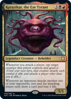 Karazikar, the Eye Tyrant [Commander: Adventures in the Forgotten Realms]