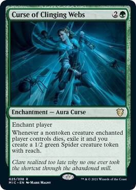 Curse of Clinging Webs [Commander: Innistrad: Midnight Hunt]