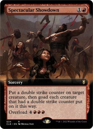 Spectacular Showdown (Extended Art) [Commander Legends: Battle for Baldur's Gate]