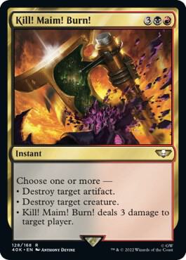 Kill! Maim! Burn! [Universes Beyond: Warhammer 40,000]