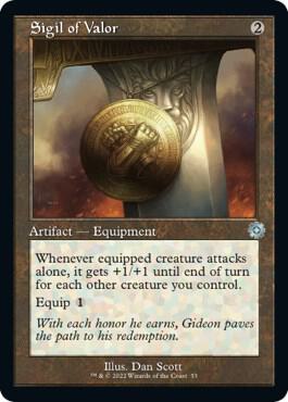 Sigil of Valor [The Brothers' War: Retro Frame Artifacts]