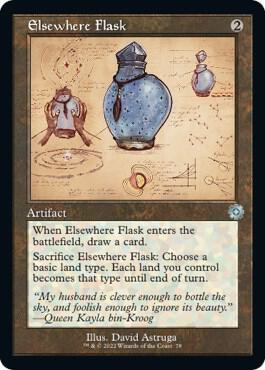 Elsewhere Flask (Schematic) [The Brothers' War: Retro Frame Artifacts]
