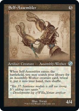 Self-Assembler (Schematic) [The Brothers' War: Retro Frame Artifacts]