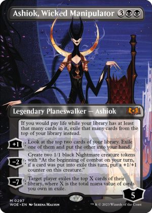 Ashiok, Wicked Manipulator (Borderless) [Wilds of Eldraine]