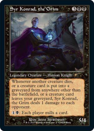 Syr Konrad, the Grim (Retro Frame) [WPN & Gateway Promos]