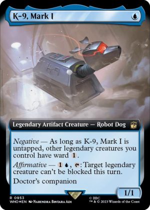 K-9, Mark I (Extended Art) (Surge Foil) [Universes Beyond: Doctor Who]