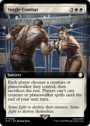 Single Combat (Extended Art) [Universes Beyond: Fallout]