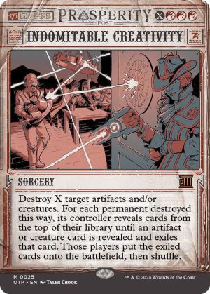Indomitable Creativity [Outlaws of Thunder Junction: Breaking News]