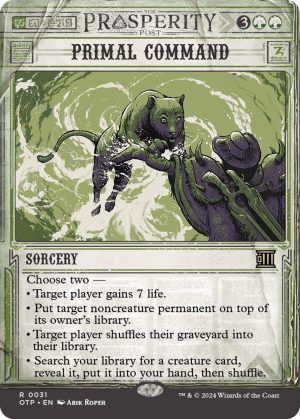 Primal Command [Outlaws of Thunder Junction: Breaking News]