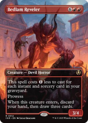 Bedlam Reveler (Borderless) [Innistrad Remastered]