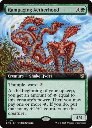 Rampaging Aetherhood (Extended Art) [Commander: Aetherdrift]
