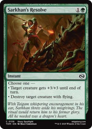 Sarkhan's Resolve [Tarkir: Dragonstorm]