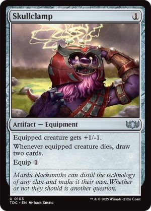 Skullclamp [Commander: Tarkir: Dragonstorm]