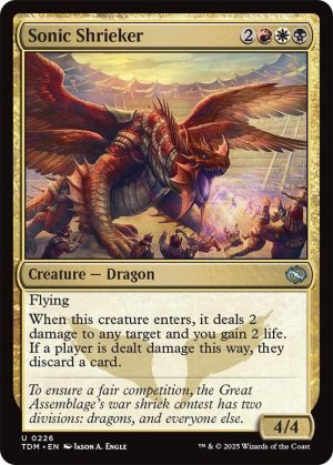 Sonic Shrieker [Tarkir: Dragonstorm]
