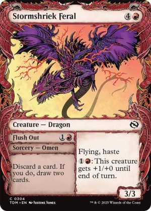 Stormshriek Feral (Showcase) [Tarkir: Dragonstorm]