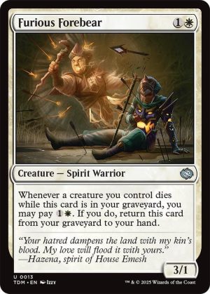 Furious Forebear [Tarkir: Dragonstorm]