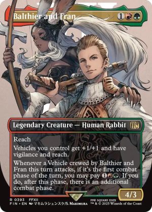 Balthier and Fran (0393) (Borderless) [FINAL FANTASY]