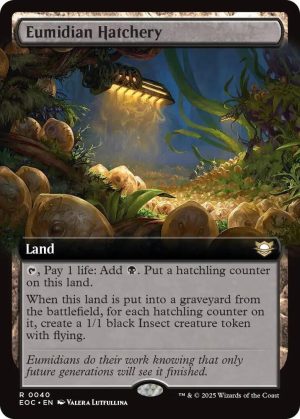 Eumidian Hatchery (Extended Art) [Commander: Edge of Eternities]