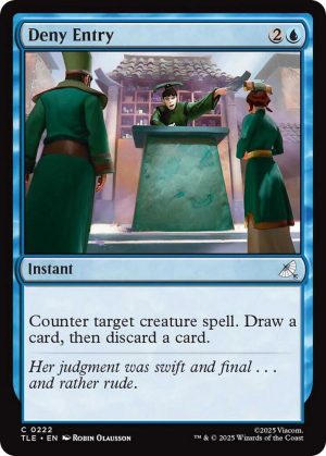 Deny Entry [Avatar: The Last Airbender: Eternal-Legal]