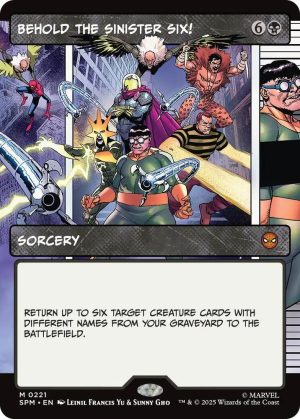 Behold the Sinister Six! (Borderless) [Marvel's Spider-Man]