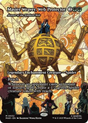 Master Weaver, Web Protector - Arasta of the Endless Web (Borderless) [Marvel Universe Eternal-Legal]
