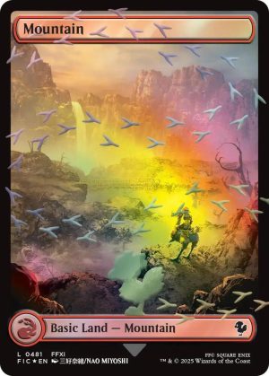 Mountain (Chocobo Track Foil) [Commander: FINAL FANTASY]