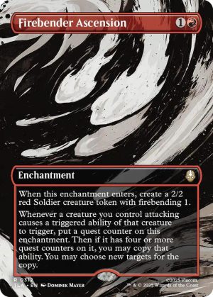 Firebender Ascension (Borderless) [Avatar: The Last Airbender]