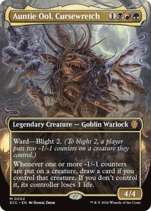 Auntie Ool, Cursewretch (Borderless) [Commander: Lorwyn Eclipsed]