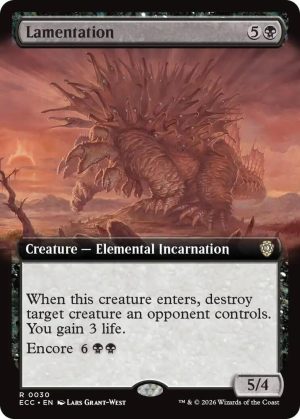 Lamentation (Extended Art) [Commander: Lorwyn Eclipsed]